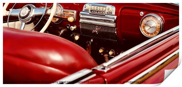 Classic American car  Print by Tony Williams. Photography email tony-williams53@sky.com
