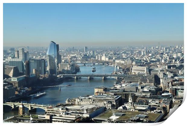  View of London Print by Tony Williams. Photography email tony-williams53@sky.com