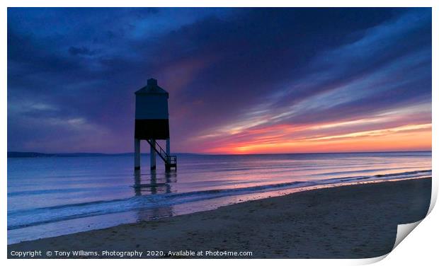 Burnham on Sea Print by Tony Williams. Photography email tony-williams53@sky.com