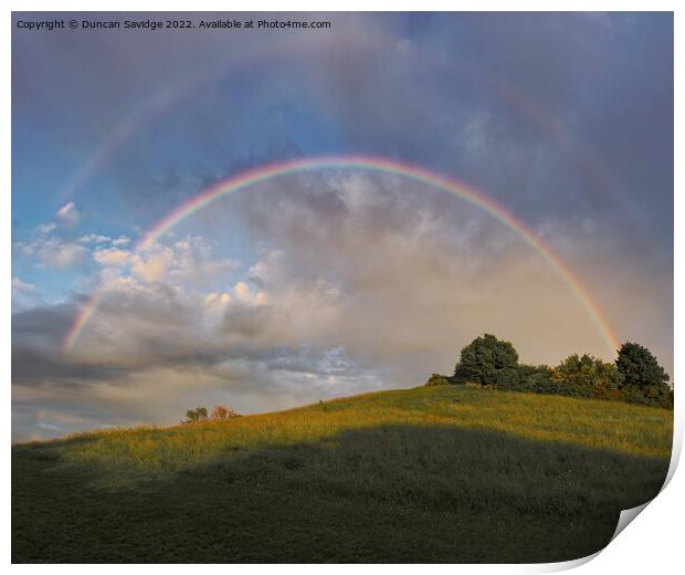 Rainbow of Roundhill Bath                         Print by Duncan Savidge