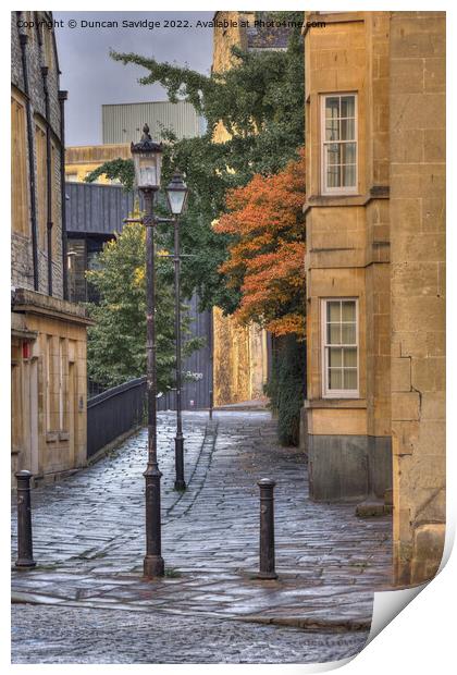 The view from Hot Bath Street  Print by Duncan Savidge