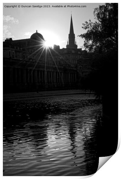 Gothic Bath Print by Duncan Savidge