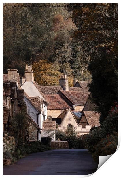 England's prettiest village - Castle Combe  Print by Duncan Savidge