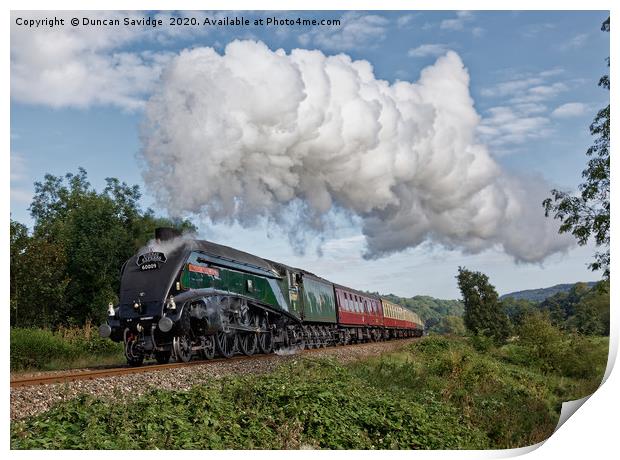 60009 Union of South Africa Bath 2019 Print by Duncan Savidge