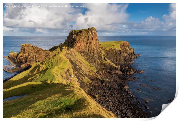 Brothers Point Headland Print by Michael Tonge