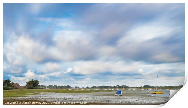 Picturesque Bosham Harbour and Quay in West Sussex Print by Adrian Rowley