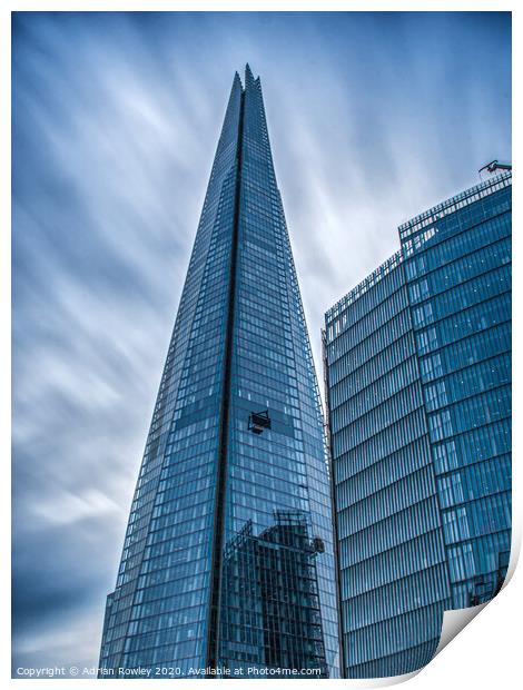 The Shard of London Print by Adrian Rowley
