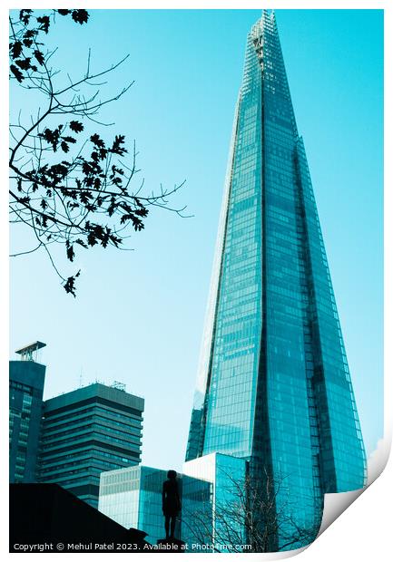 The Shard tower in London, England, UK Print by Mehul Patel