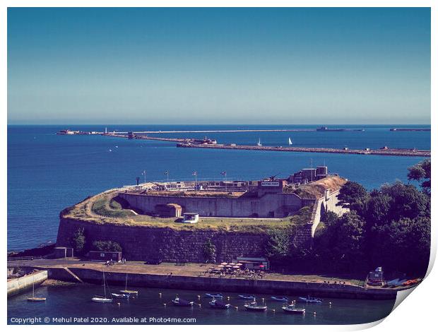 Nothe Fort, Weymouth Print by Mehul Patel