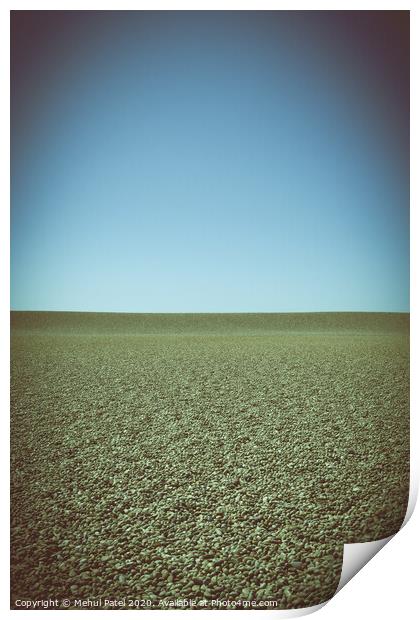 Through the keyhole to Chesil beach - Dorset, England Print by Mehul Patel