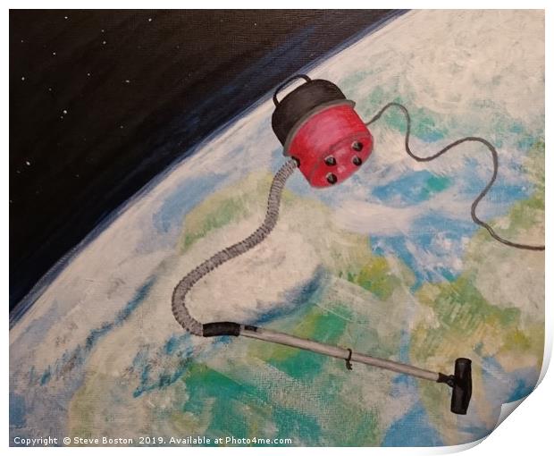 Vacuum Of Space Print by Steve Boston