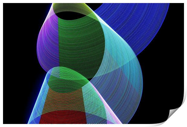 Swirl of Colour Print by Brenda Belcher