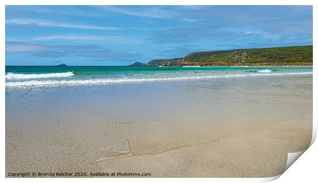 Sennen Cove Print by Brenda Belcher