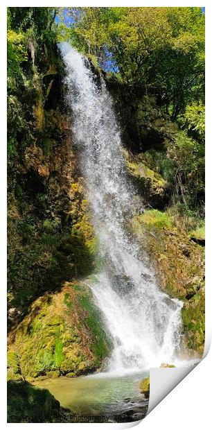 Waterfall Print by M. J. Photography