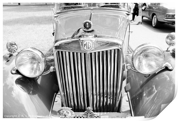 A close up of a British Automotive Marque Car Print by M. J. Photography