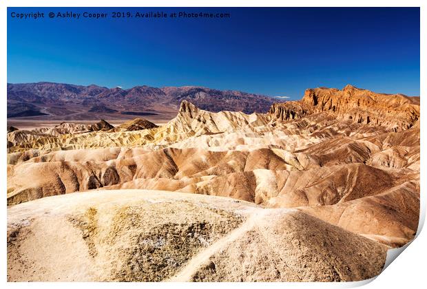 Zabriskie Point Print by Ashley Cooper