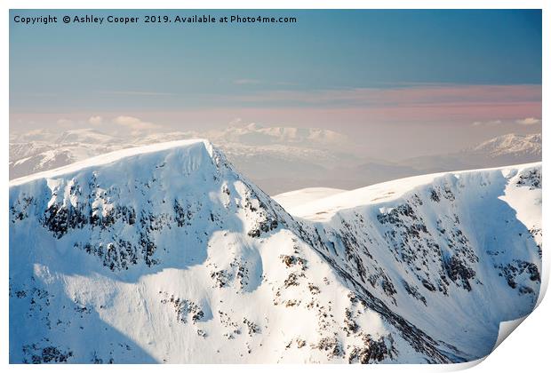 Cairngorms peak. Print by Ashley Cooper