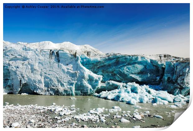 Russells Glacier. Print by Ashley Cooper