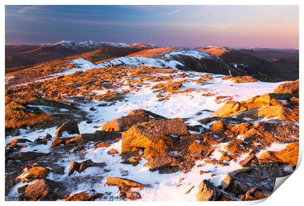 Coniston Old Man  Print by Ashley Cooper
