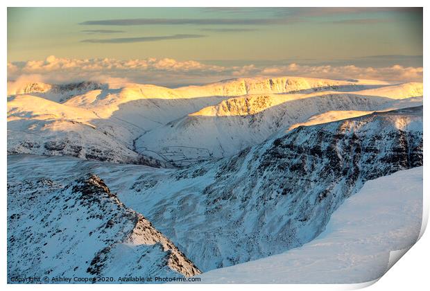 Striding Edge. Print by Ashley Cooper