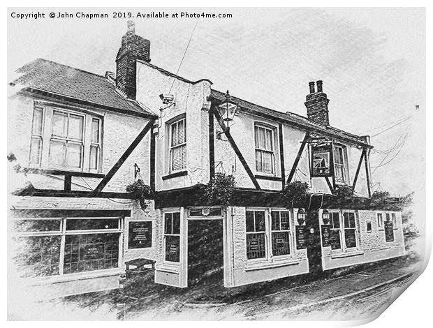 The Peterboat, Leigh-on-Sea, Essex Print by John Chapman