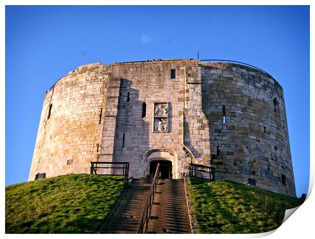 Cliffords Tower Print by Martin Smith