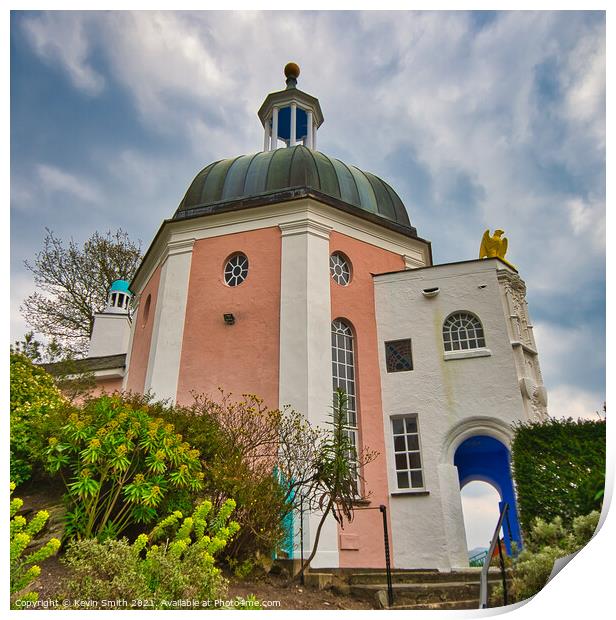 Portmeirion architecture Print by Kevin Smith