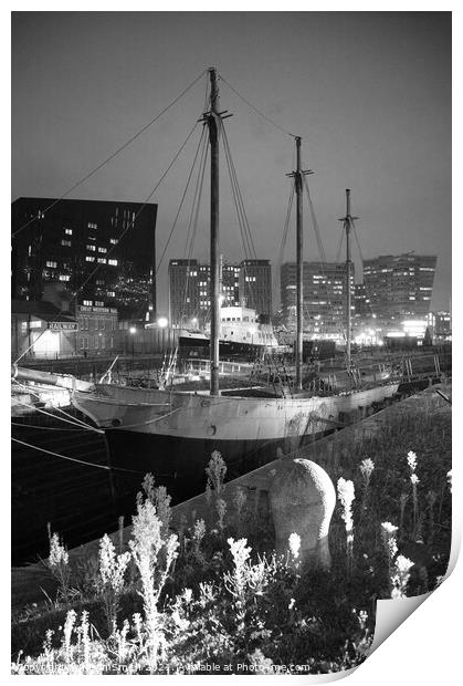 Tall ship Print by Kevin Smith