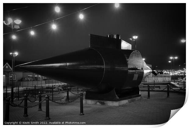 Submarine Resurgam Woodside Print by Kevin Smith