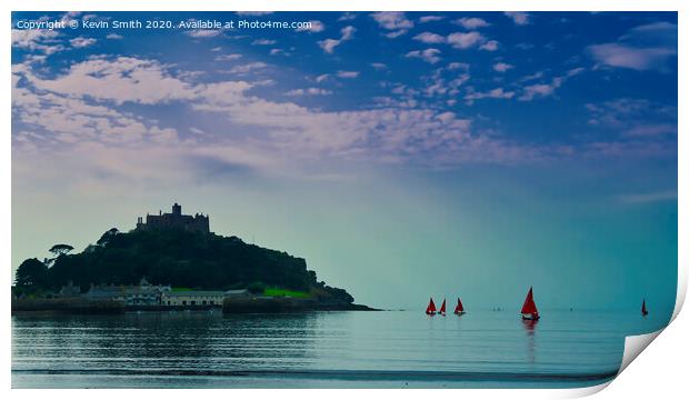 Saint Michaels Mount Cornwall Print by Kevin Smith