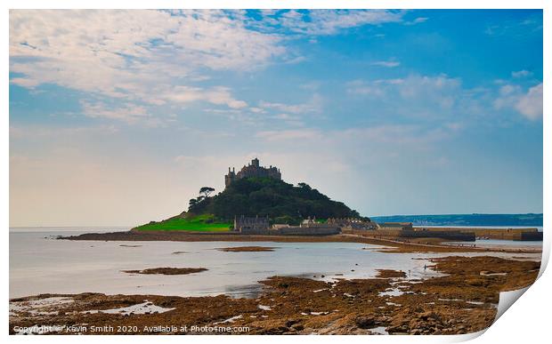 Saint Michaels Mount Cornwall Print by Kevin Smith