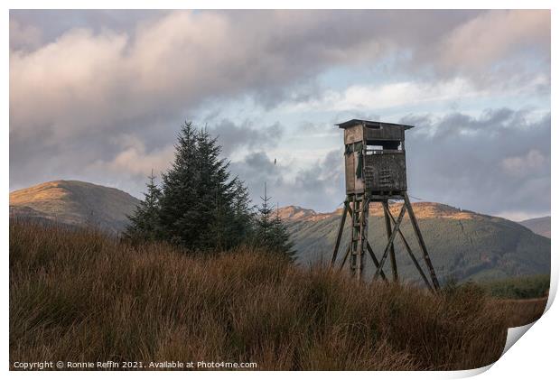 The Watch Tower Print by Ronnie Reffin