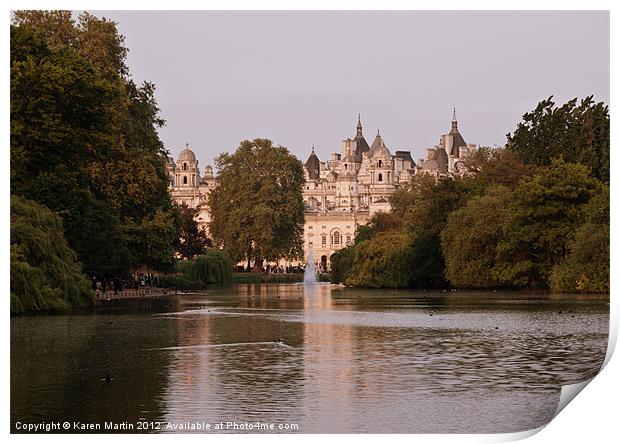 View From St James's Park Print by Karen Martin