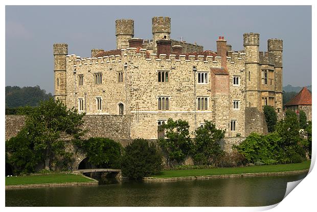 Leeds Castle, Maidstone, Kent Print by Ray Bacon LRPS CPAGB