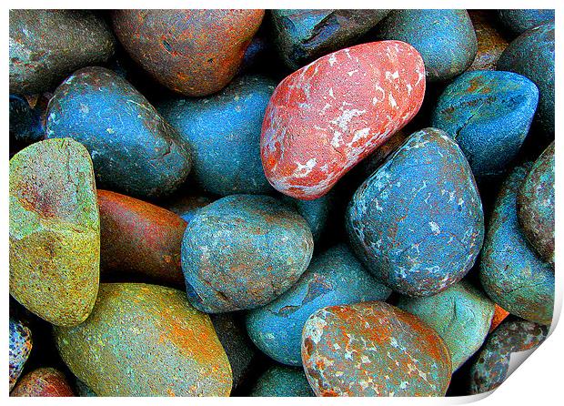 RAINBOW STONES Print by Ray Bacon LRPS CPAGB