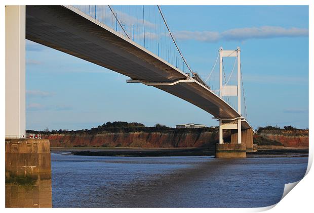 Bridge over the Severn Print by Karen Harding