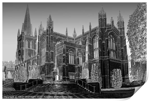 Wakefield Cathedral  Print by Alison Chambers