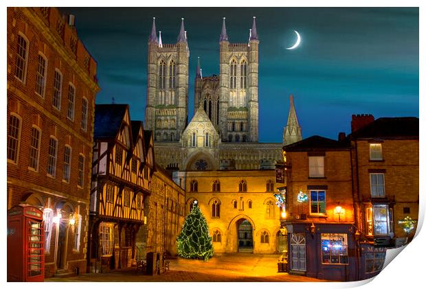 Lincoln Cathedral  Print by Alison Chambers