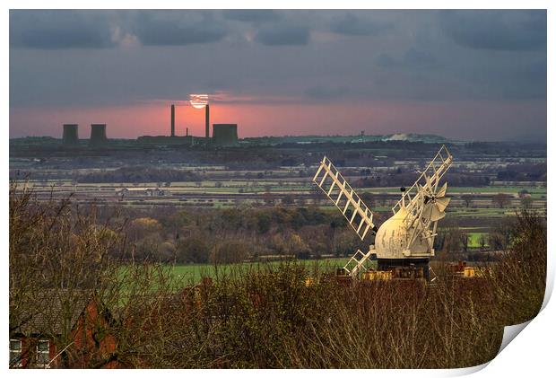 Ellis Mill Print by Alison Chambers