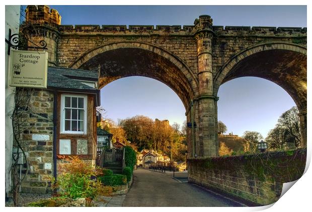 Knaresborough Viaduct  Print by Alison Chambers