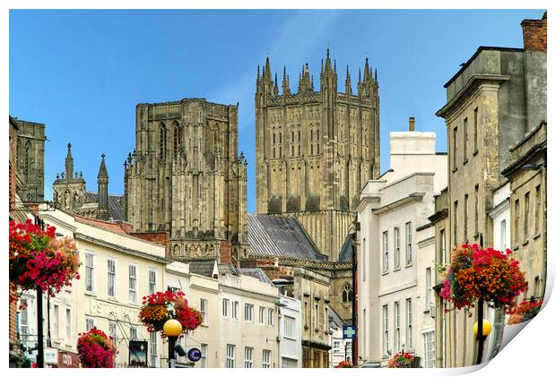Wells Cathedral Somerset  Print by Alison Chambers