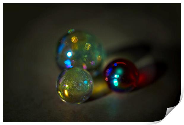 Marbles Print by Alison Chambers