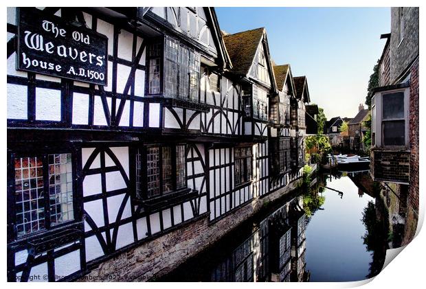 The Old Weavers House, Canterbury  Print by Alison Chambers