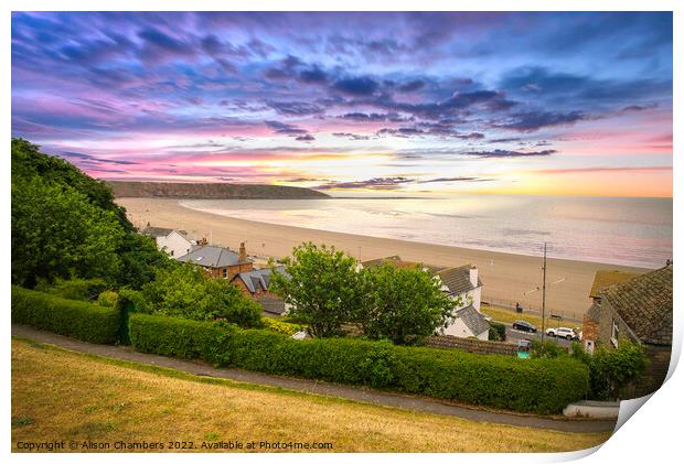 Filey  Print by Alison Chambers