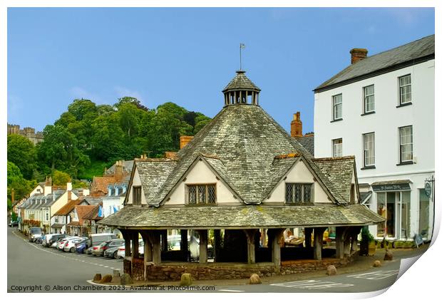 Dunster Somerset Print by Alison Chambers