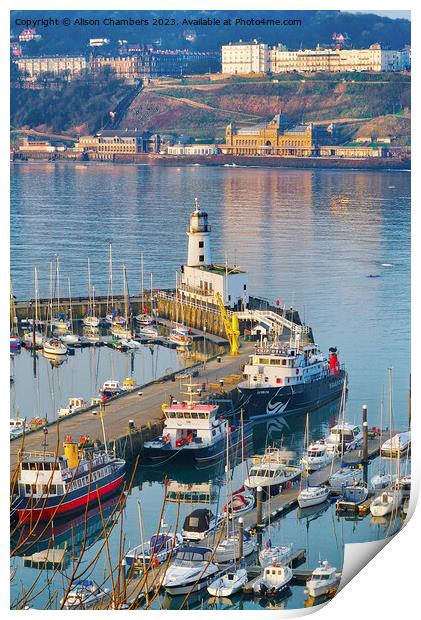 Scarborough  Print by Alison Chambers