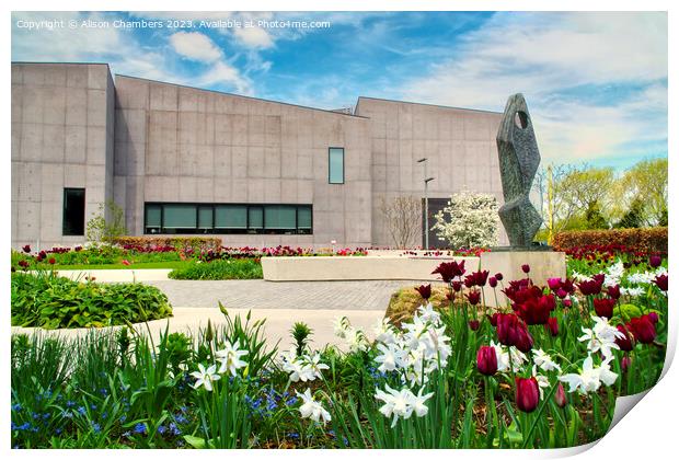 The Hepworth Wakefield  Print by Alison Chambers