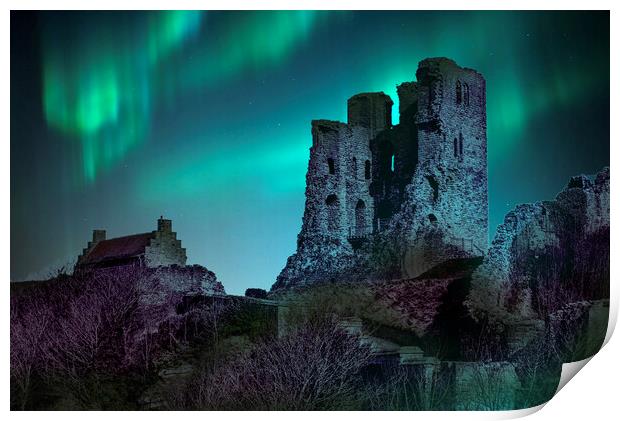 Scarborough Castle Print by Alison Chambers