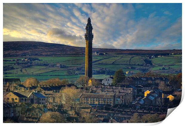 Wainhouse Tower Print by Alison Chambers