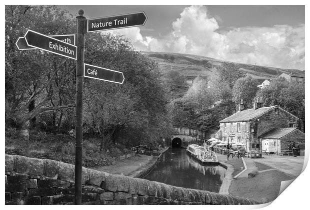 Marsden Tunnel End Print by Alison Chambers